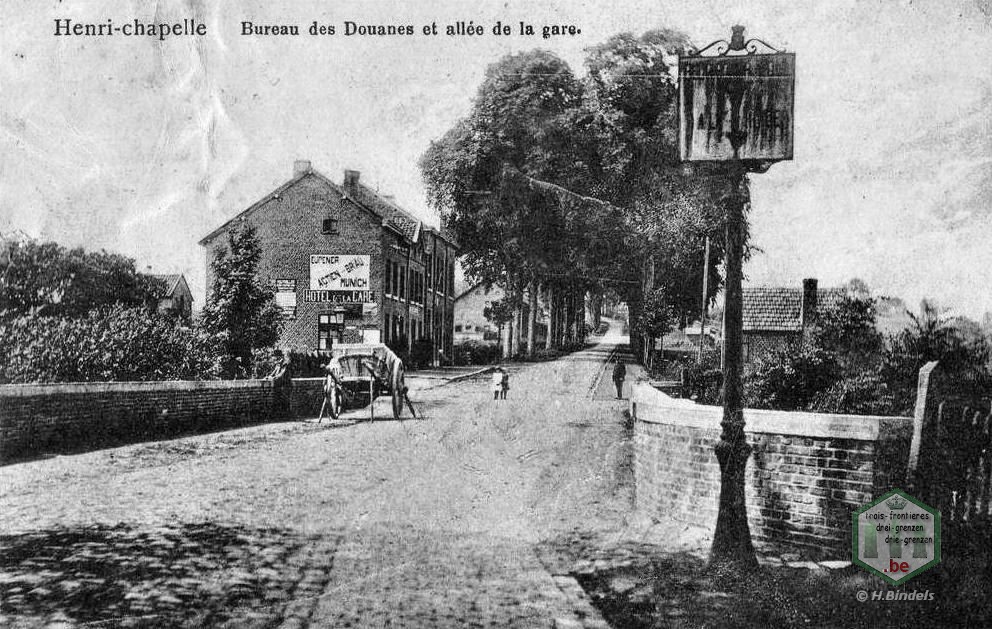 Het tolkantoor van Henri-Chapelle - De concurrentie van het station van Herbesthal leidde tot de sluiting van het tolkantoor.